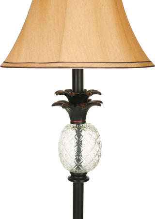 Safavieh Alyssa 61-Inch H Pineapple Lamp Black/Clear 