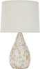 Safavieh Lauralie 205-Inch H Ivory Capiz Shell Lamp Mirror 