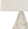 Safavieh Lauralie 205-Inch H Ivory Capiz Shell Lamp Mirror 