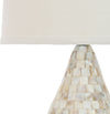 Safavieh Lauralie 205-Inch H Ivory Capiz Shell Lamp Mirror 