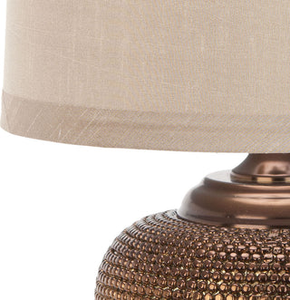 Safavieh Alexis 19-Inch H Gold Bead Lamp Copper 