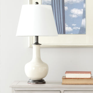 Safavieh Danielle 235-Inch H Table Lamp Cream  Feature