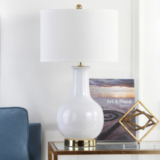 Safavieh White 275-Inch H Ceramic Paris Lamp 