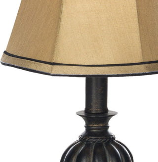 Safavieh Gemma 18-Inch H Urn Lamp Black Mirror 