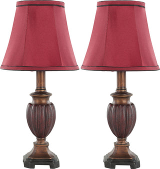 Safavieh Hermione 17-Inch H Urn Lamp Red 