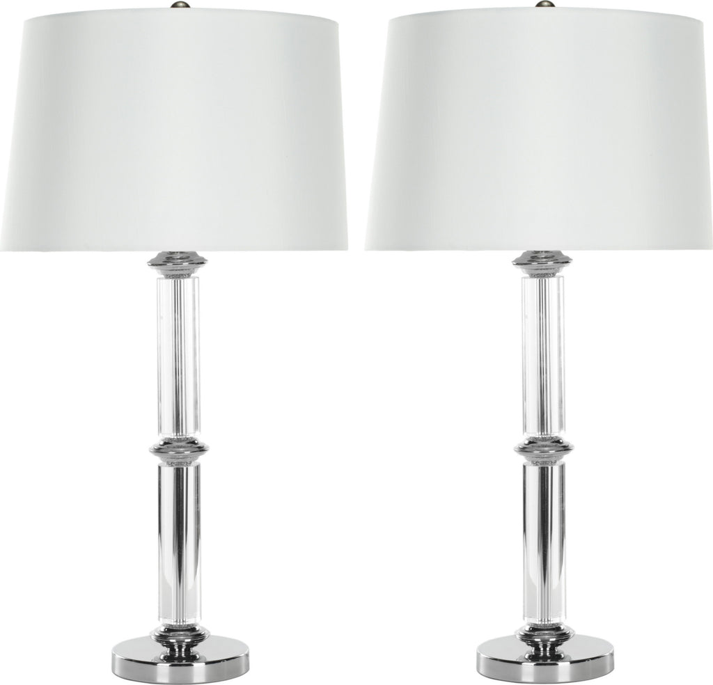 Safavieh Vendome 285-Inch H Crystal Table Lamp Clear Mirror main image