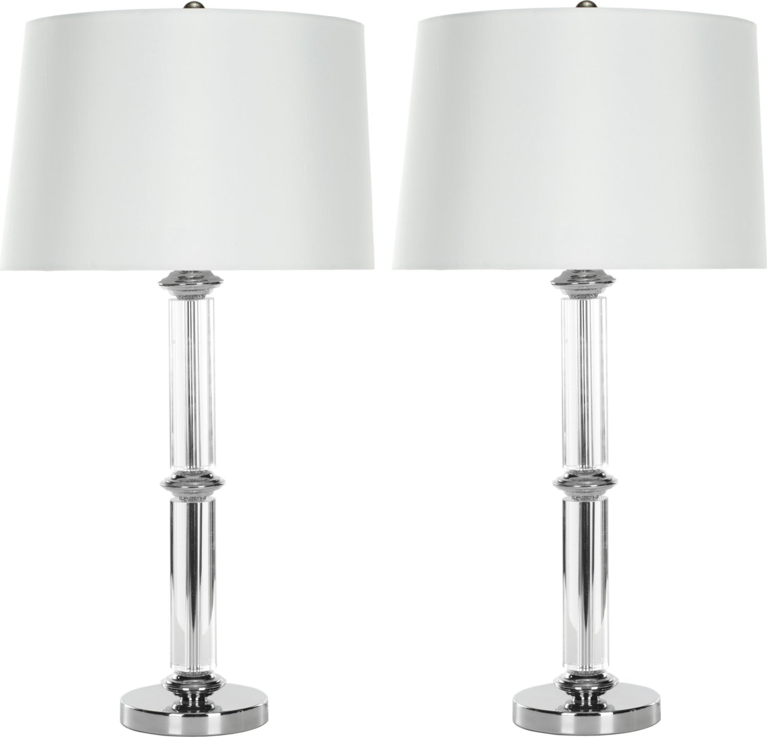 Safavieh Vendome 285-Inch H Crystal Table Lamp Clear Mirror main image