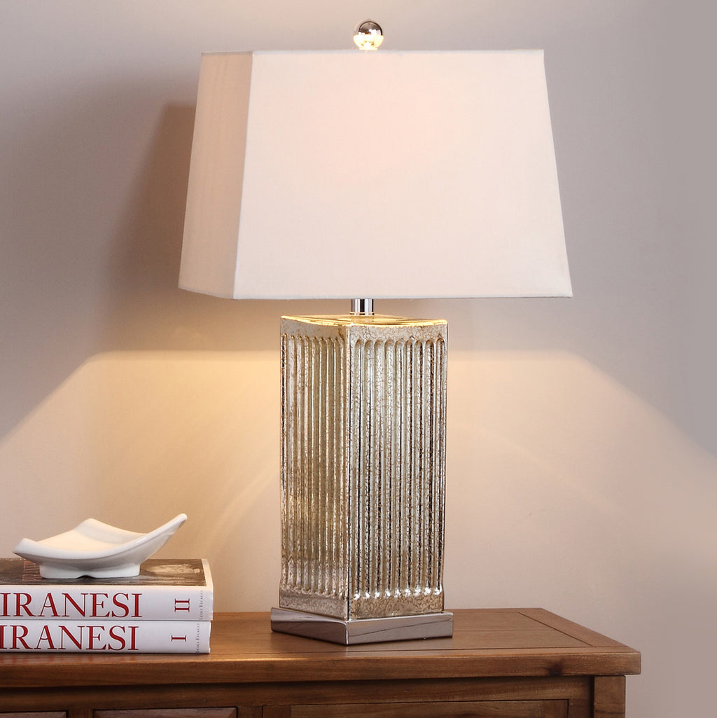 Safavieh Rock 27-Inch H Crystal Table Lamp Ivory/Silver main image