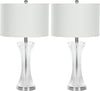 Safavieh Zelda 25-Inch H Glass Table Lamp Clear Mirror 