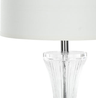 Safavieh Zelda 25-Inch H Glass Table Lamp Clear Mirror 