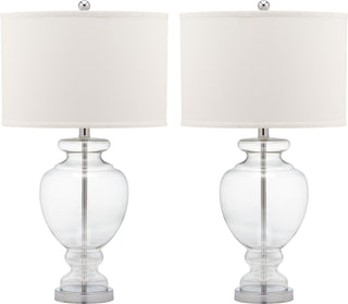 Safavieh Morocco Clear 27-Inch H Glass Table Lamp Mirror 