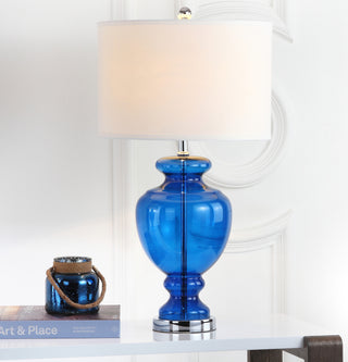 Safavieh Morocco Navy 27-Inch H Glass Table Lamp Mirror main image