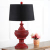 Safavieh Chinese 29-Inch H Red Urn Lamp Distressed 