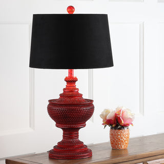 Safavieh Chinese 29-Inch H Red Urn Lamp Distressed main image