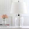 Safavieh Evan Fillable Glass 225-Inch H Clear Table Lamp 