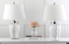 Safavieh Evan Fillable Glass 225-Inch H Clear Table Lamp 