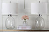 Safavieh Neville 26-Inch H Clear Glass Table Lamp 
