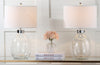 Safavieh Neville 26-Inch H Clear Glass Table Lamp 