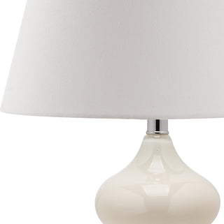 Safavieh Eva 24-Inch H Double Gourd Glass Lamp Pearl 