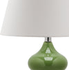 Safavieh Eva 24-Inch H Double Gourd Glass Lamp Green 