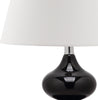 Safavieh Eva 24-Inch H Double Gourd Glass Lamp Black 