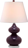 Safavieh Eva 24-Inch H Double Gourd Glass Lamp Dark Purple Mirror main image