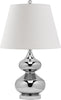 Safavieh Eva 24-Inch H Double Gourd Glass Lamp Silver Mirror 