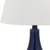 Safavieh Amy 24-Inch H Gourd Glass Lamp Navy Mirror 