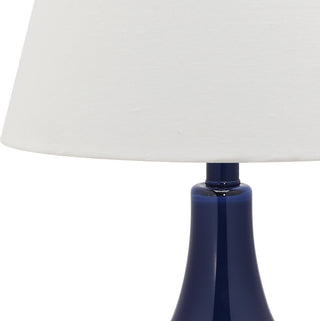 Safavieh Amy 24-Inch H Gourd Glass Lamp Navy Mirror 