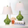 Safavieh Amy 24-Inch H Gourd Glass Lamp Green 