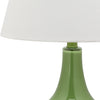 Safavieh Amy 24-Inch H Gourd Glass Lamp Green 