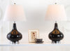 Safavieh Amy 24-Inch H Gourd Glass Lamp Black 