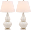 Safavieh Cybil 26-Inch H Double Gourd Lamp Pearl main image