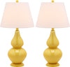 Safavieh Cybil 26-Inch H Double Gourd Lamp Yellow main image
