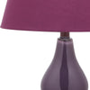 Safavieh Cybil 26-Inch H Double Gourd Lamp Dark Purple 