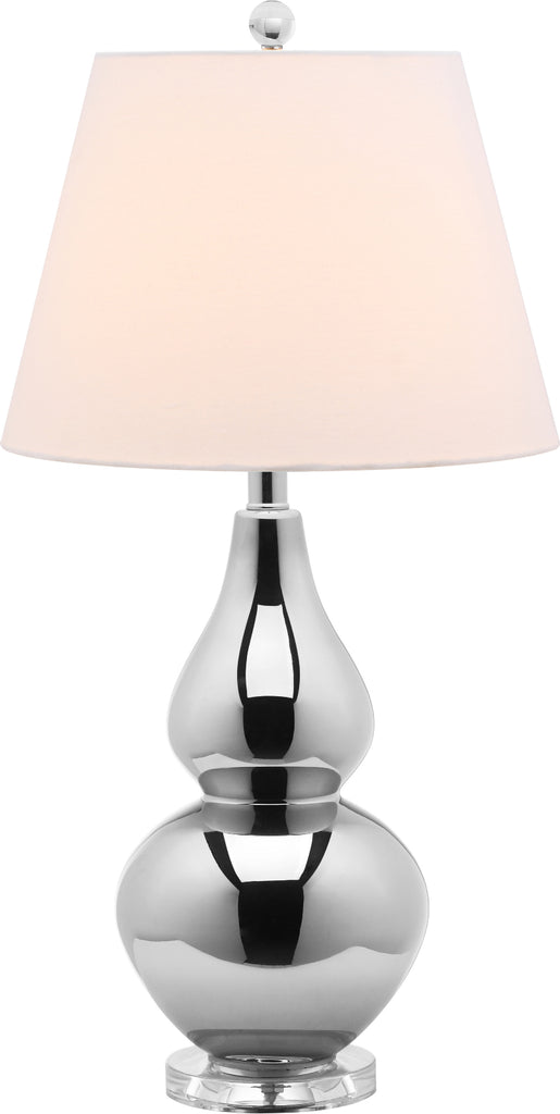 Safavieh Cybil 26-Inch H Double Gourd Lamp (SET Of 2) Silver Mirror main image