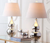 Safavieh Cybil 26-Inch H Double Gourd Lamp (SET Of 2) Silver Mirror 