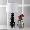 Safavieh Jayne 265-Inch H Three Sphere Glass Lamp Black 