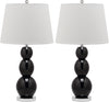 Safavieh Jayne 265-Inch H Three Sphere Glass Lamp Black 