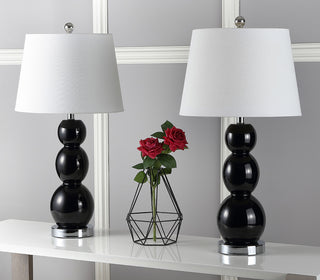 Safavieh Jayne 265-Inch H Three Sphere Glass Lamp Black 