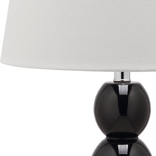 Safavieh Jayne 265-Inch H Three Sphere Glass Lamp Black 