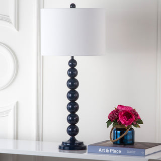 Safavieh Jenna 315-Inch H Stacked Ball Lamp Navy 