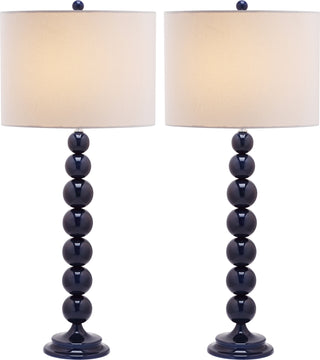 Safavieh Jenna 315-Inch H Stacked Ball Lamp Navy 