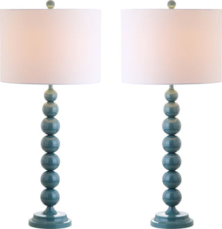 Safavieh Jenna 315-Inch H Stacked Ball Lamp Marine Blue Mirror main image