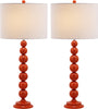 Safavieh Jenna 315-Inch H Stacked Ball Lamp Blood Orange main image