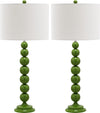 Safavieh Jenna 315-Inch H Stacked Ball Lamp Green 
