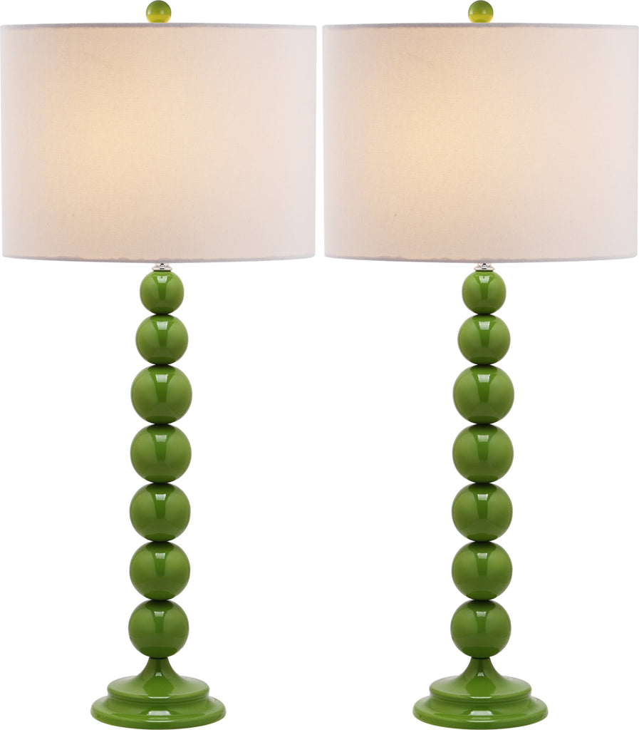 Safavieh Jenna 315-Inch H Stacked Ball Lamp Green main image
