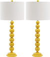 Safavieh Jenna 315-Inch H Stacked Ball Lamp Yellow Mirror 