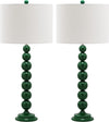 Safavieh Jenna 315-Inch H Stacked Ball Lamp Dark Green 
