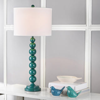 Safavieh Jenna 315-Inch H Stacked Ball Lamp Dark Green main image